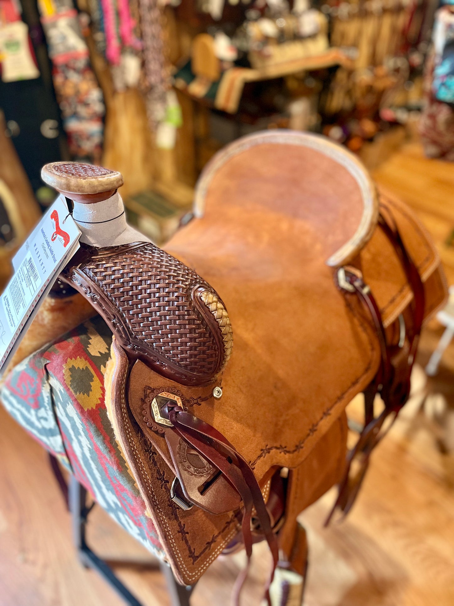 15" Circle Y Bandera Roper Saddle