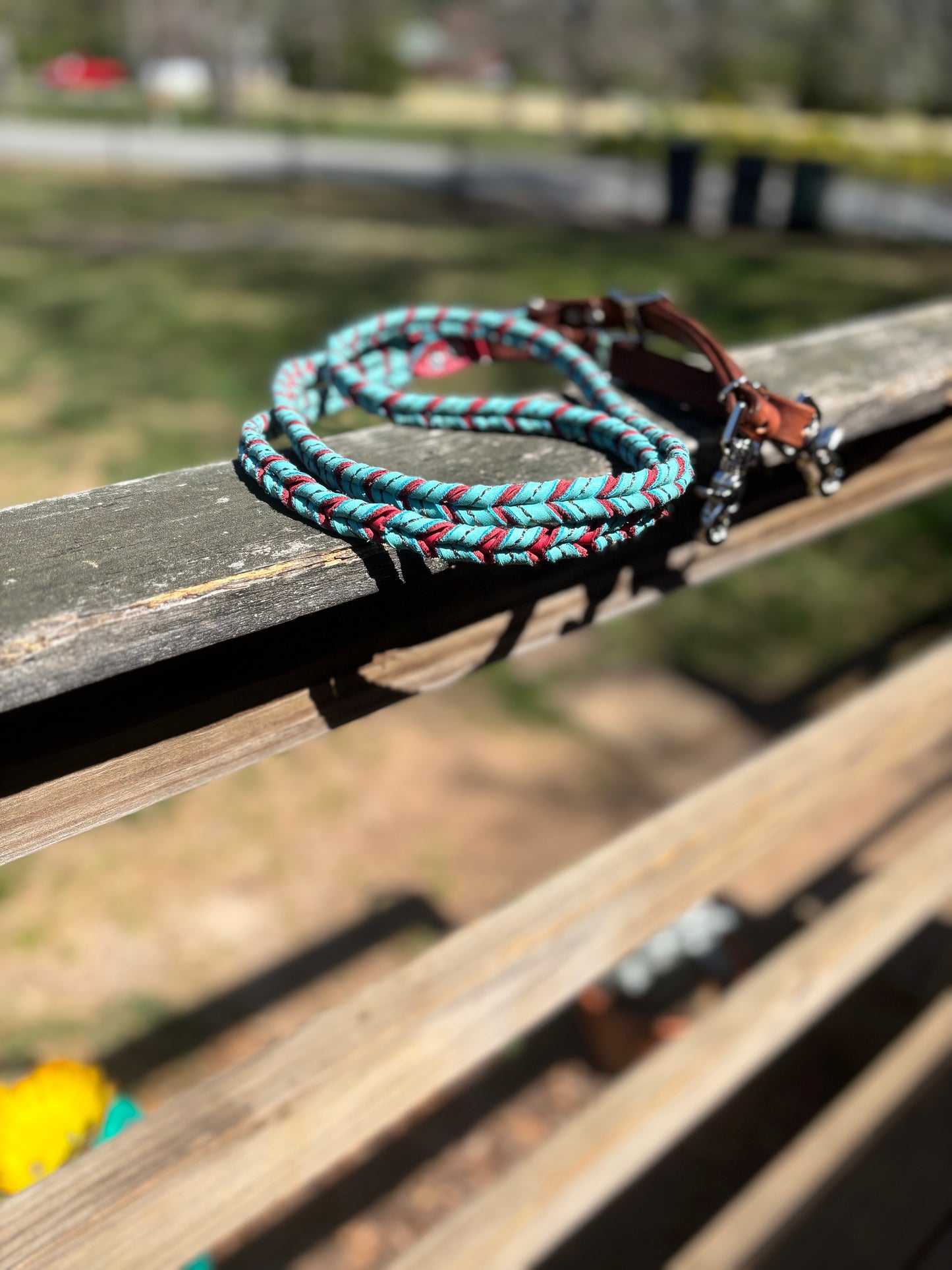 Braided Barrel Reins