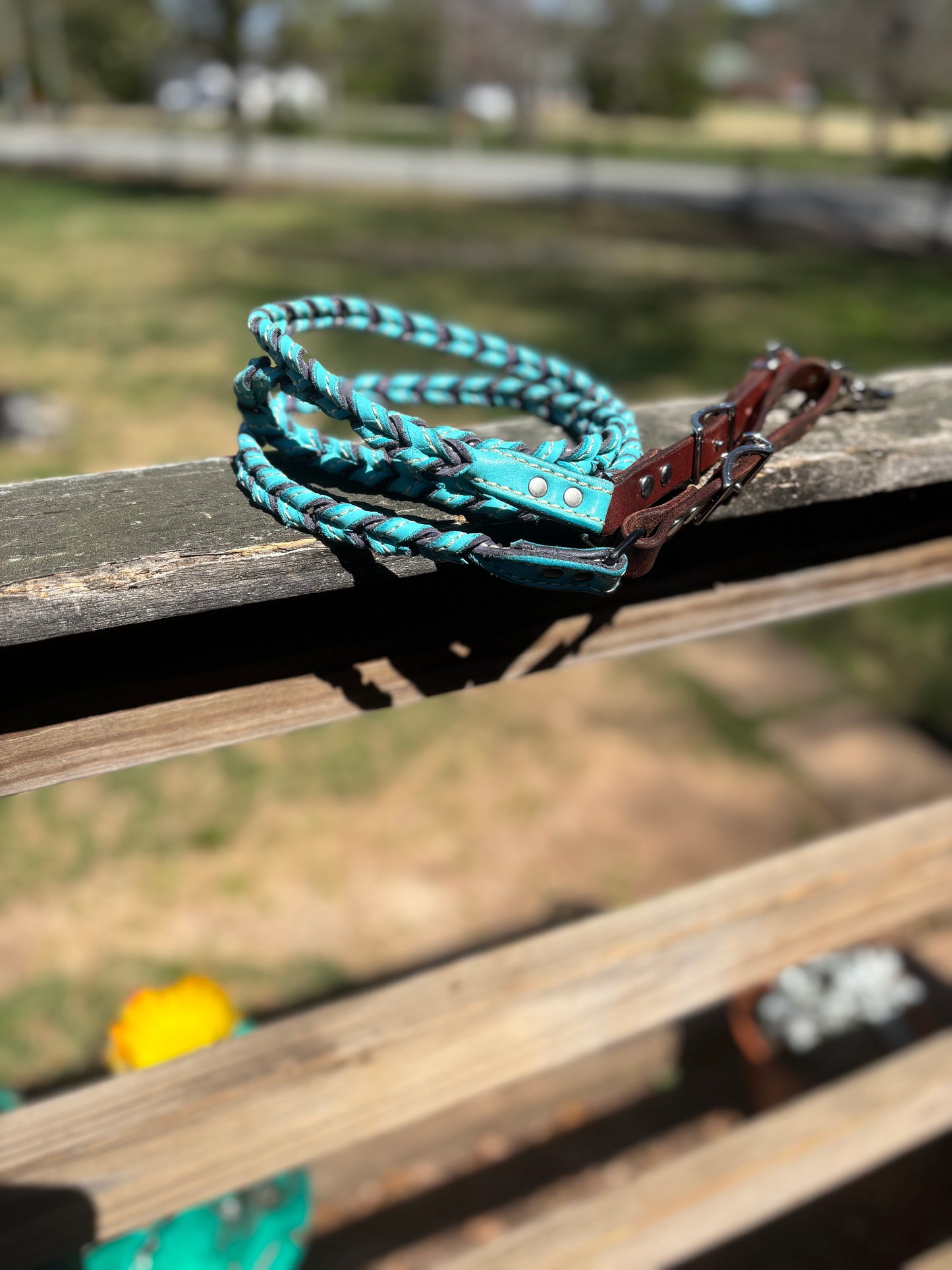 Braided Barrel Reins