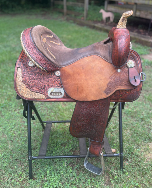 16" Circle Y High Horse Barrel Saddle