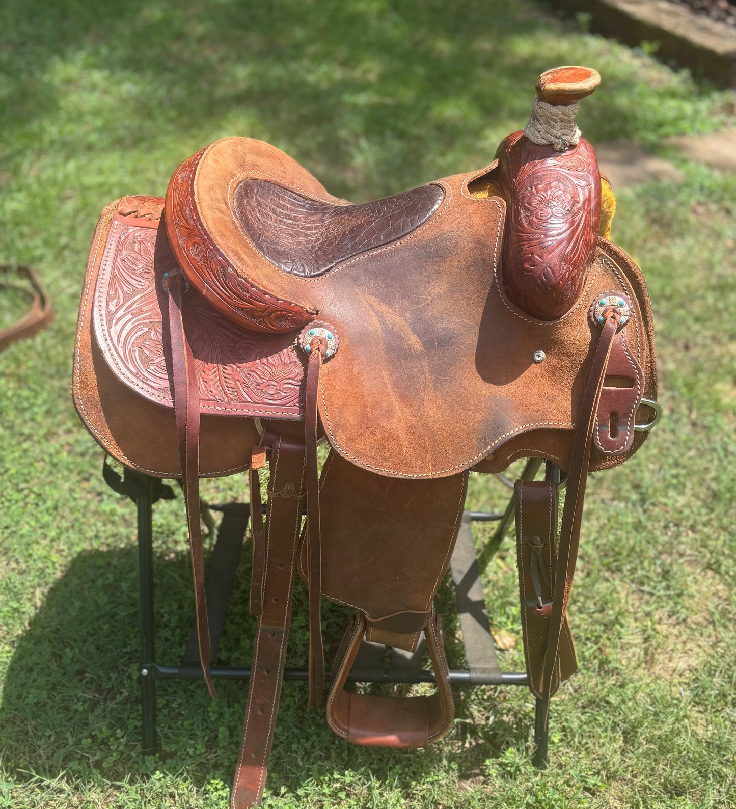14" El Paso Saddle Co Roping Saddle