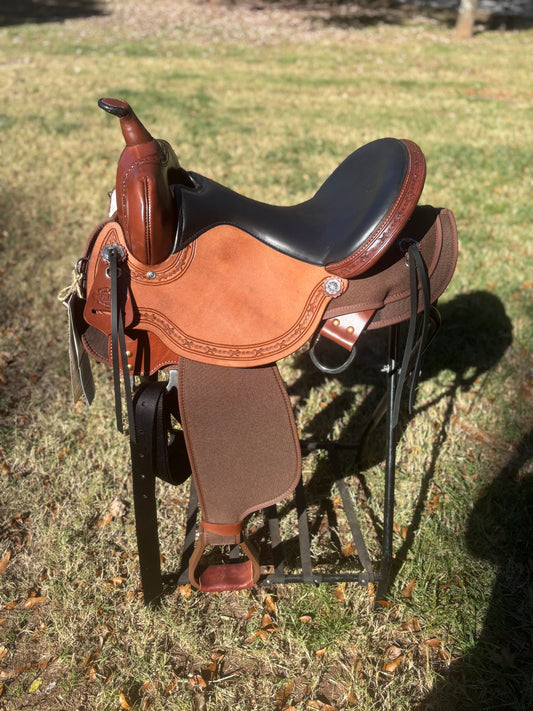 Circle Y High Horse Iron Weed Cordura Trail Saddle