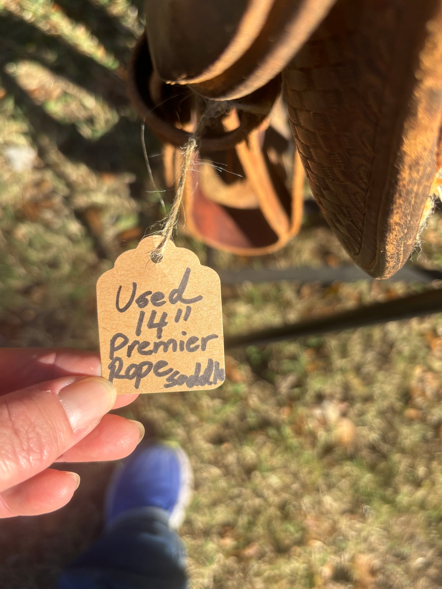 Used Premier Roping Saddle
