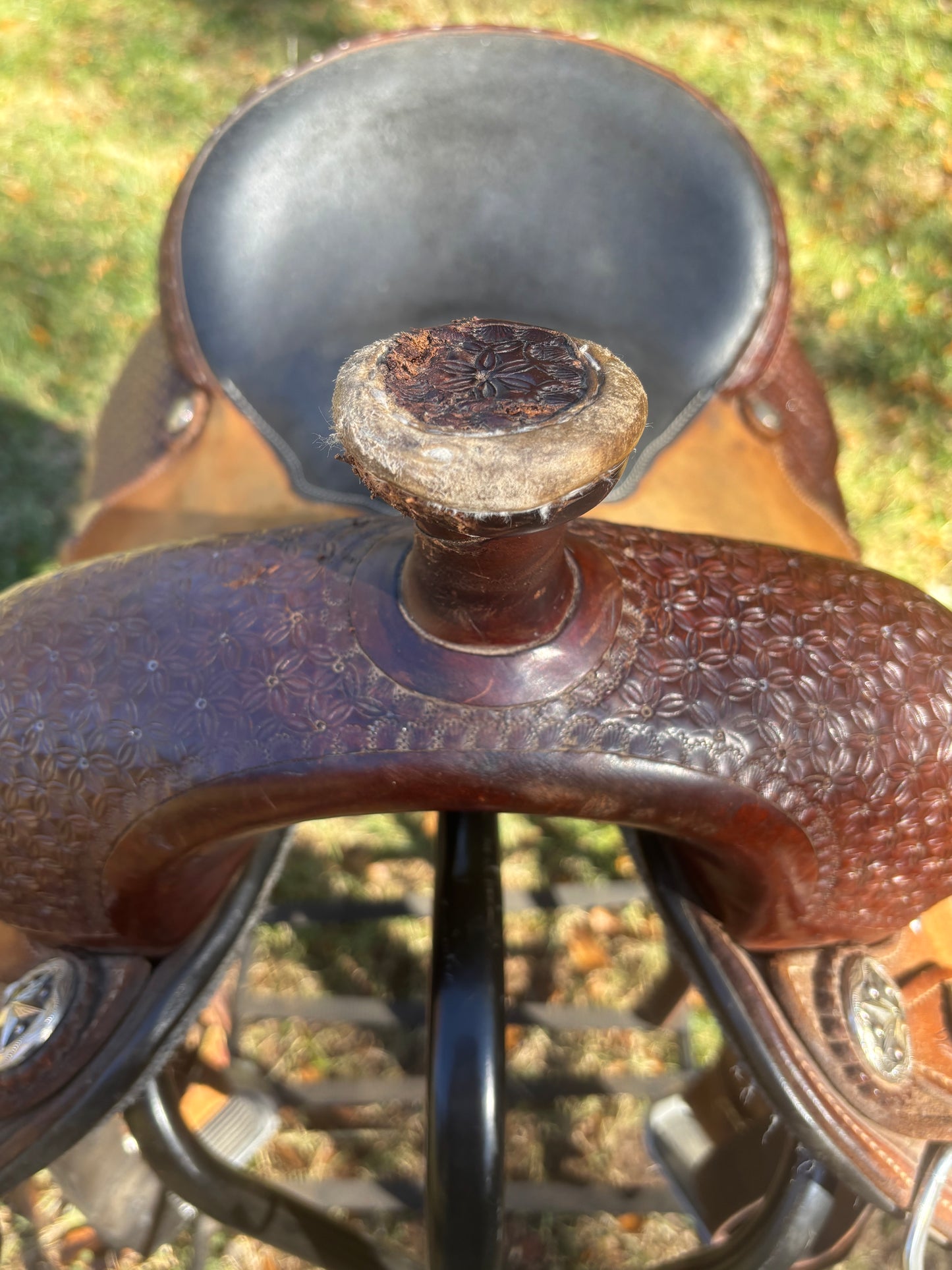 Used 15 in Marlene McRae Barrel Saddle by Cactus Saddlery