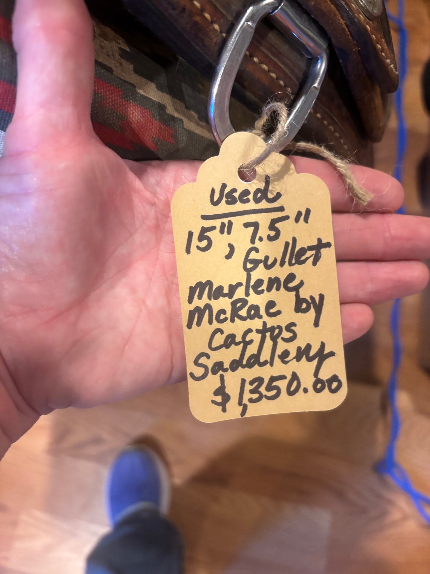 Used 15 in Marlene McRae Barrel Saddle by Cactus Saddlery
