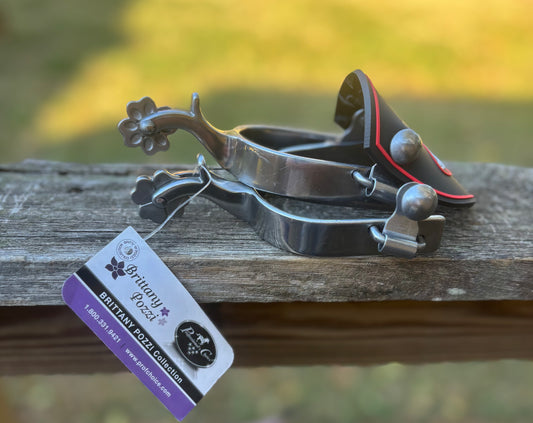 Brittany Pozzi 3/4" Floral Rowel  Spur