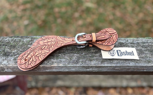 Cashel Antique Leaf Spur Strap