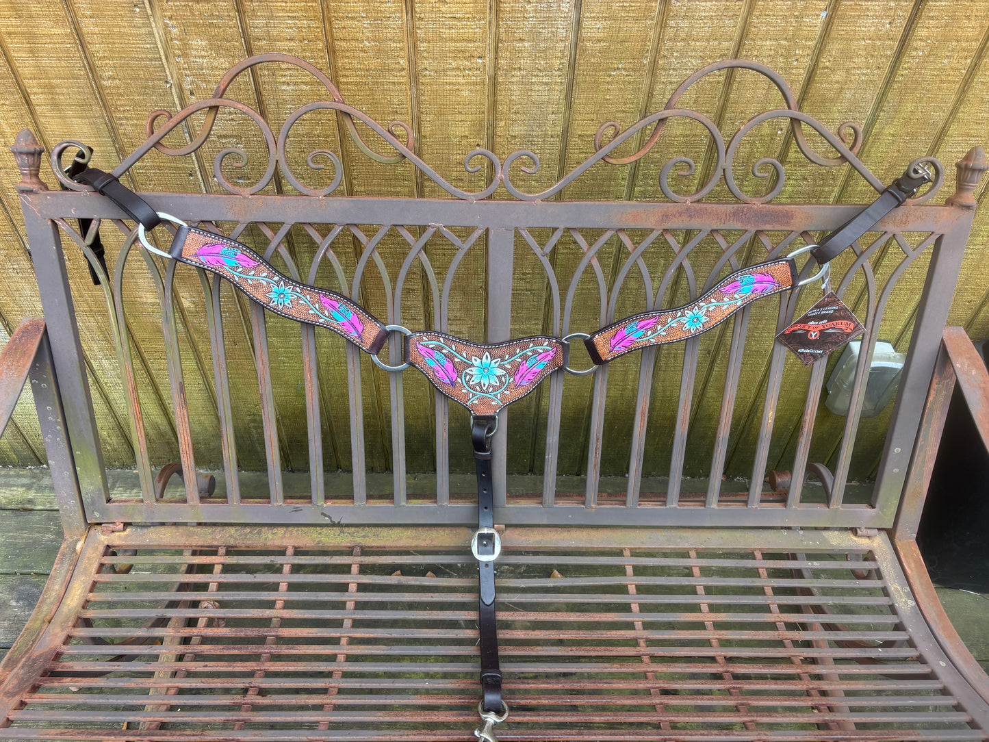 Circle Y Light as a Feather Breast Collar