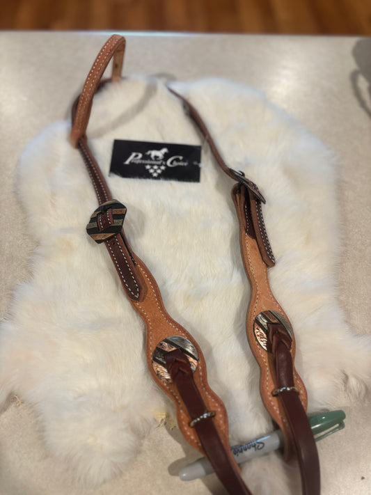 Pro Choice Two Tone Tassel Quick Change One Ear Headstall