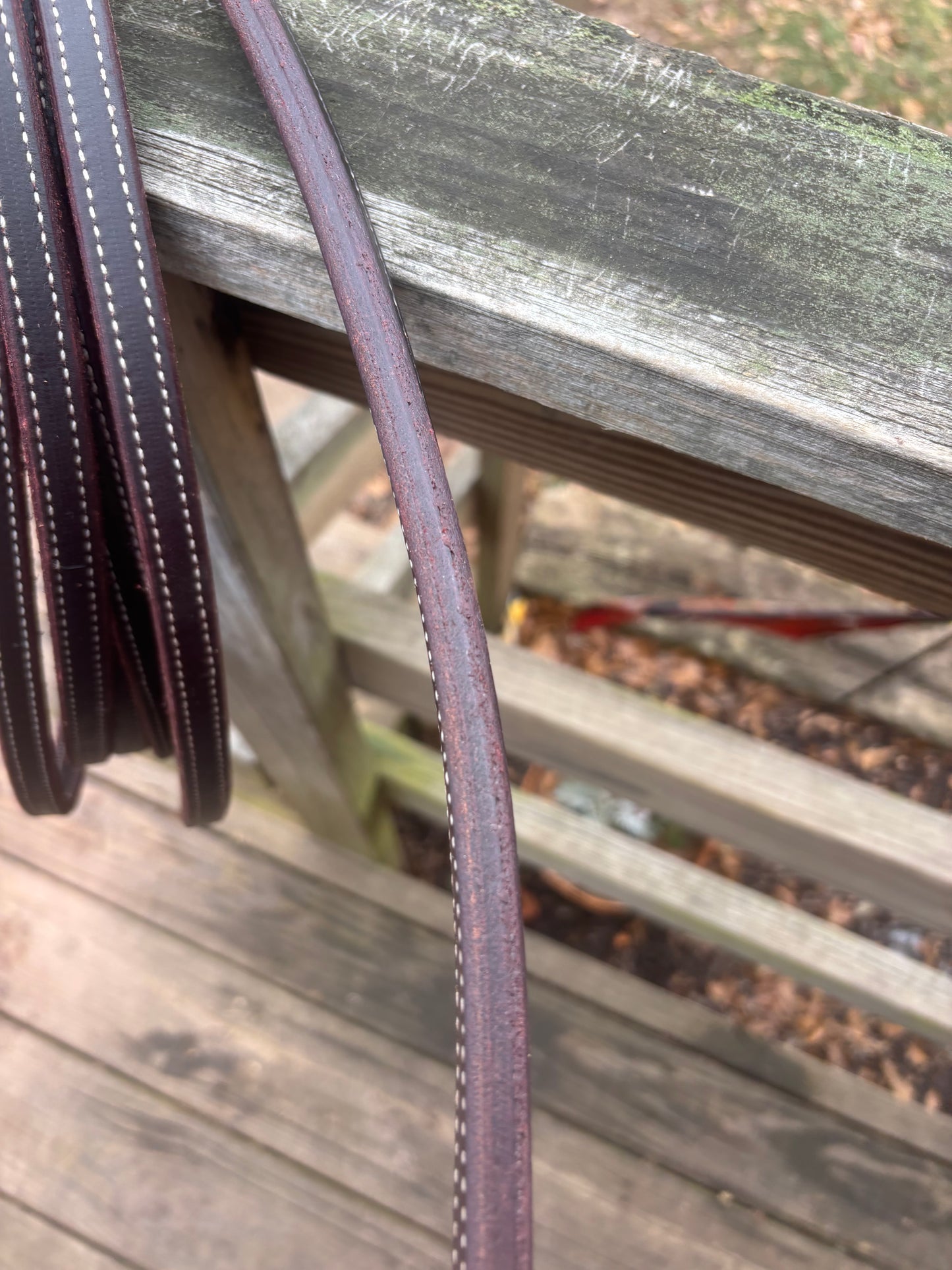Al Dunning Split Reins- Oiled/ 2 Ply