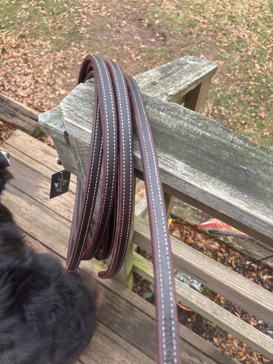 Al Dunning Split Reins- Oiled/ 2 Ply