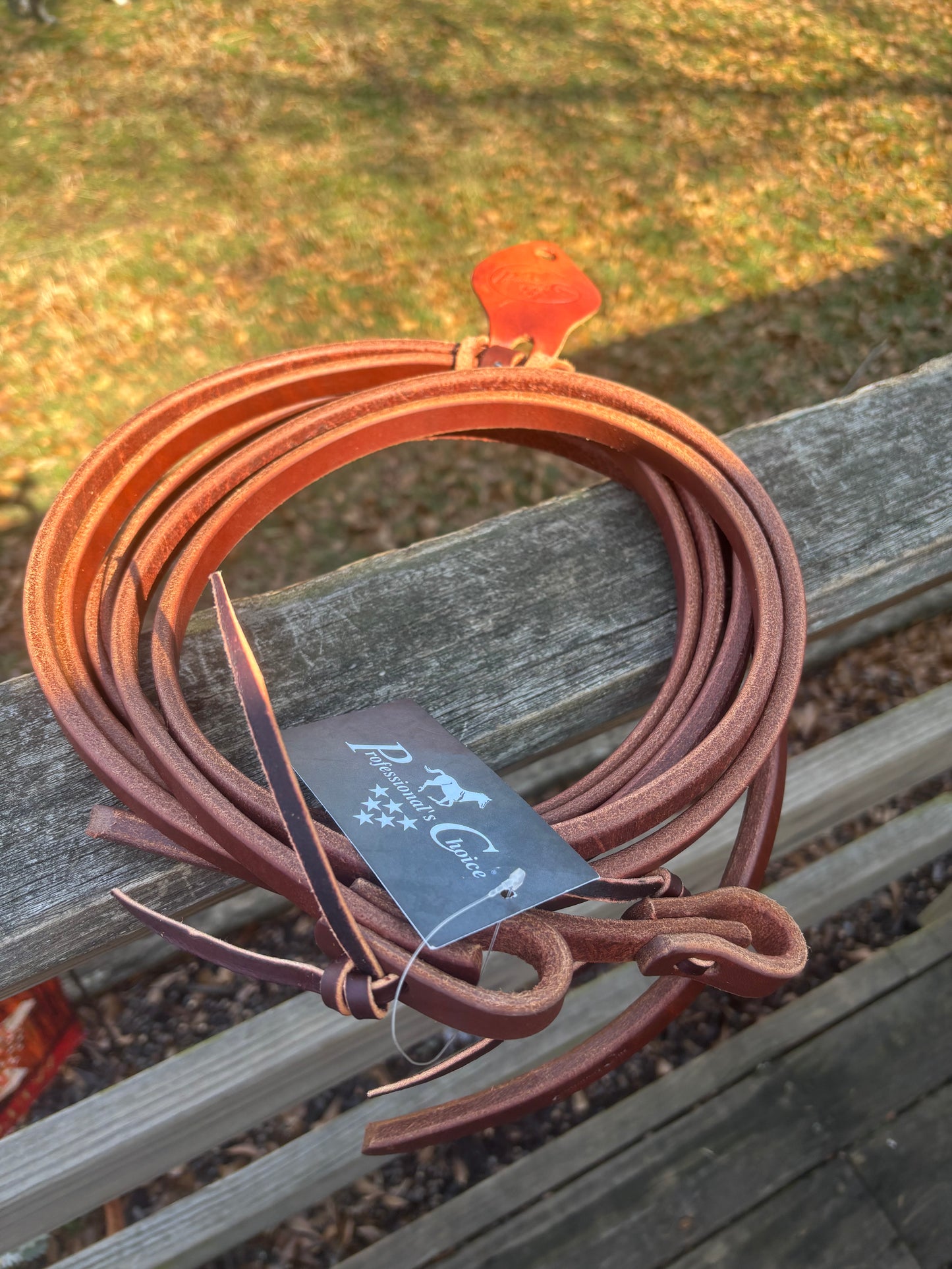 Heavy Oiled Split Reins by Professional's Choice