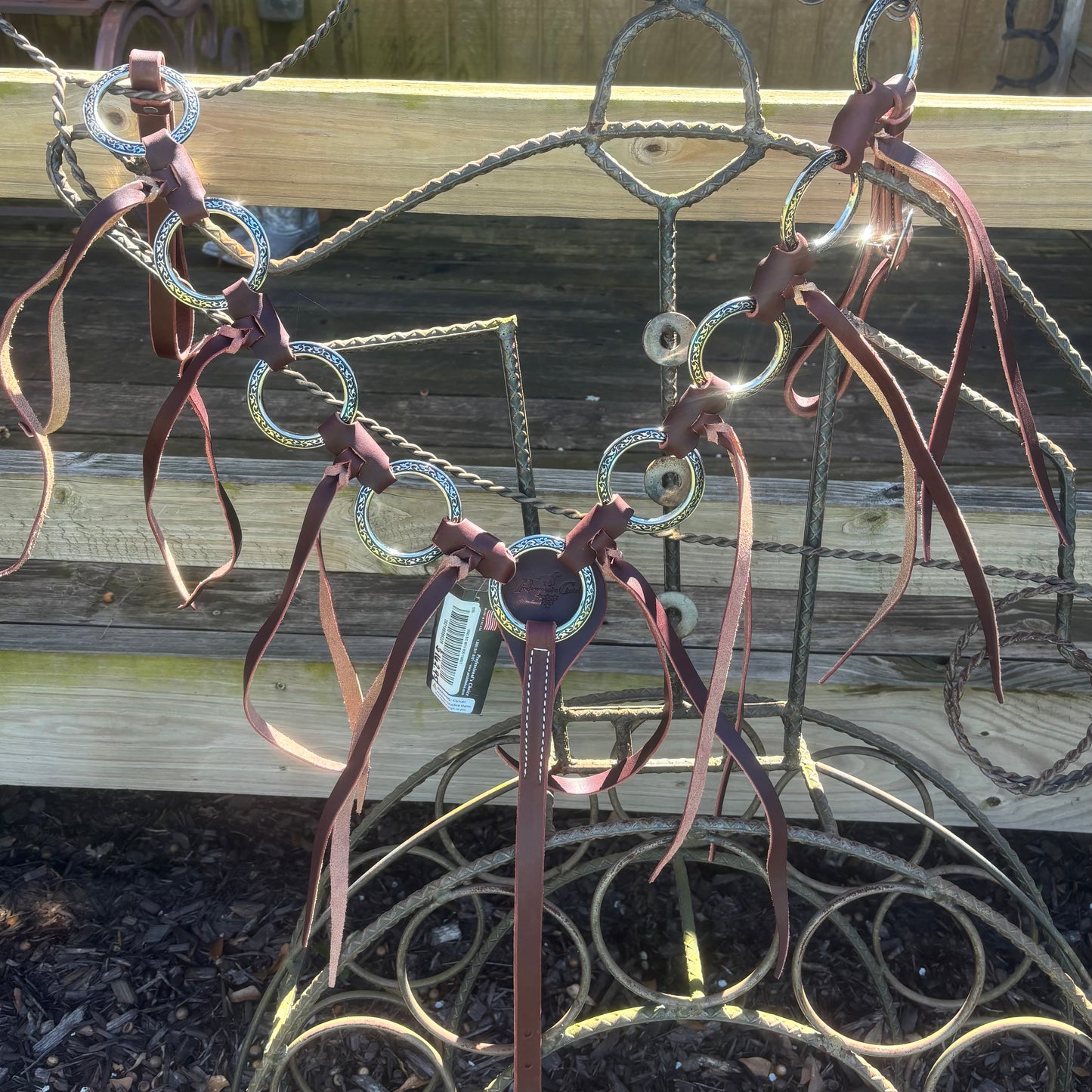 Ring Breastcollar w/ Burgandy Tassle