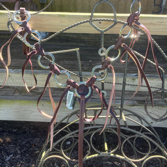 Ring Breastcollar w/ Burgandy Tassle