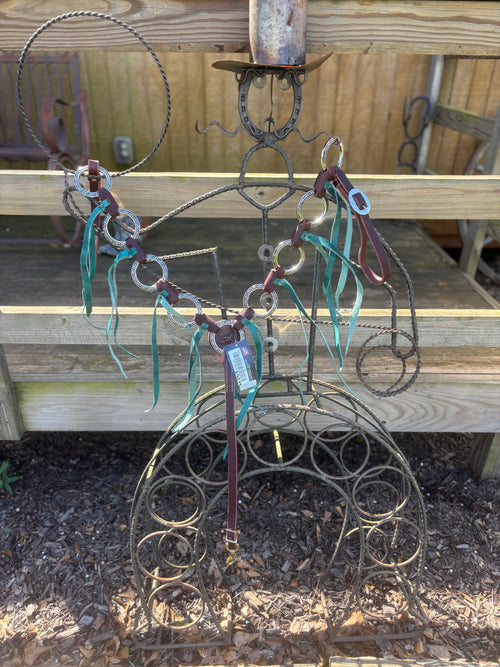Ring Breastcollar w/ Emerald Tassle