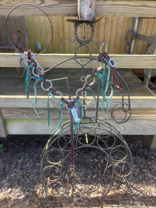 Ring Breastcollar w/ Emerald Tassle