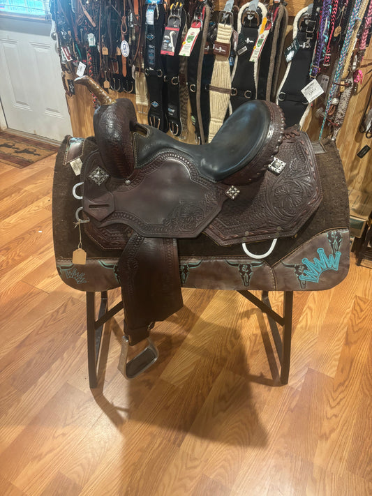 15 " Triple Creek Barrel Saddle