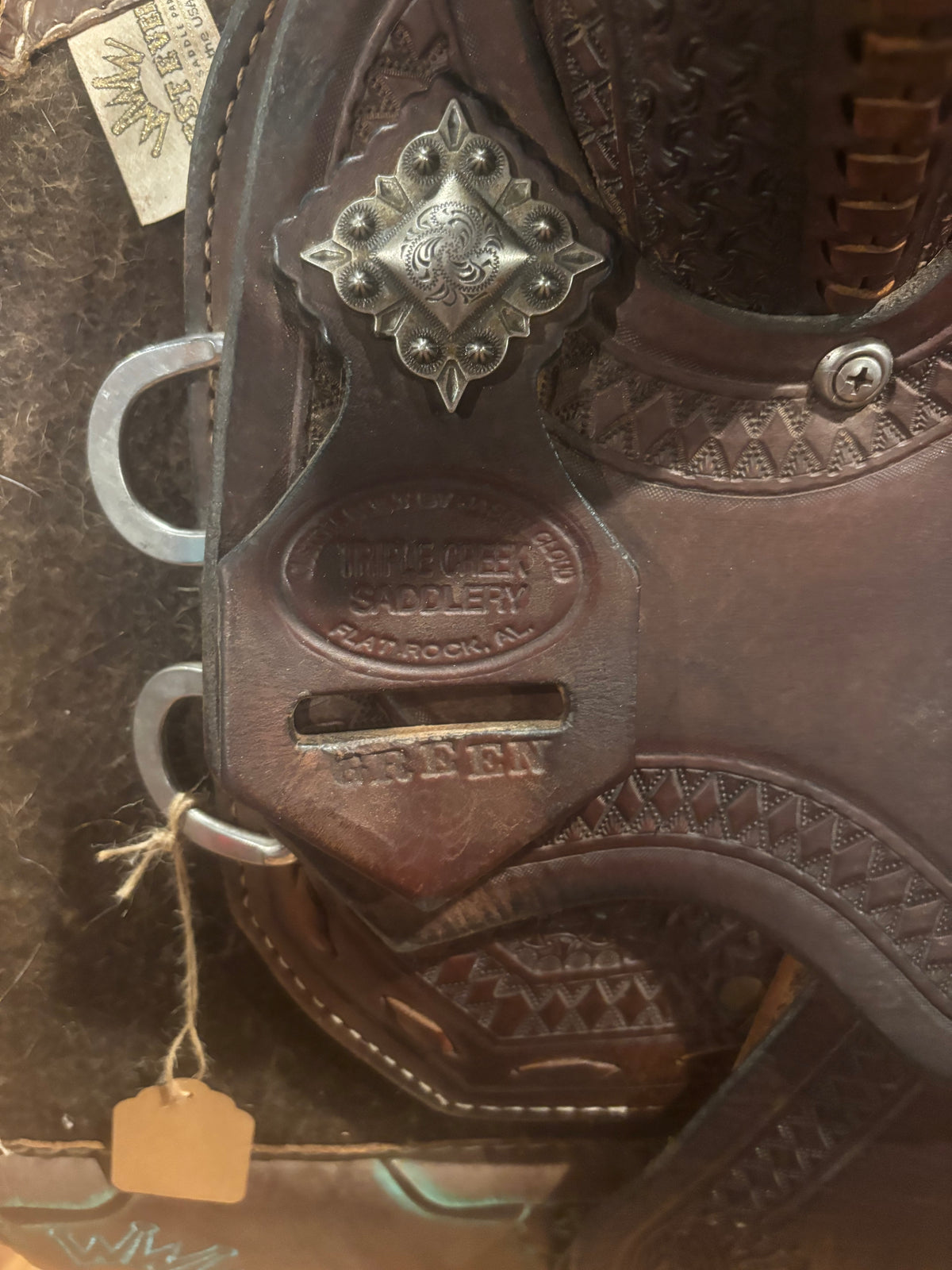15 " Triple Creek Barrel Saddle