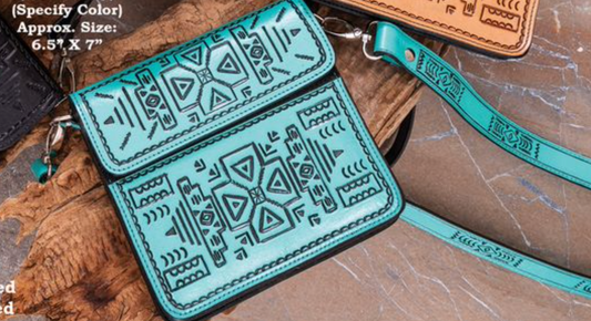 Southwestern Leather Purse