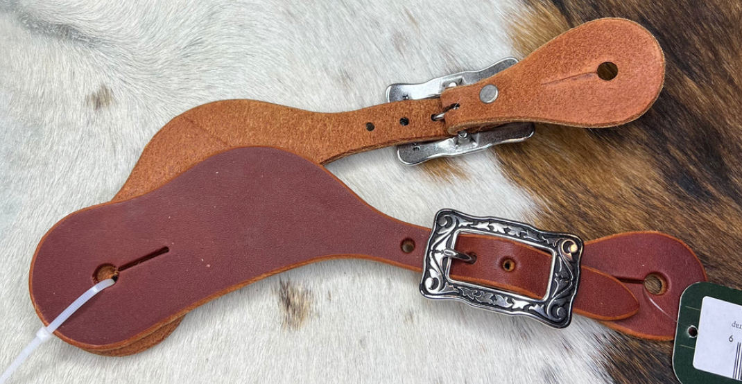 Berlin Leather Ladies Cow Puncher Spur Straps