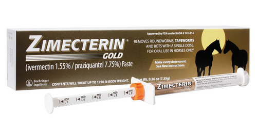 Zimecterin Gold Dewormer Paste