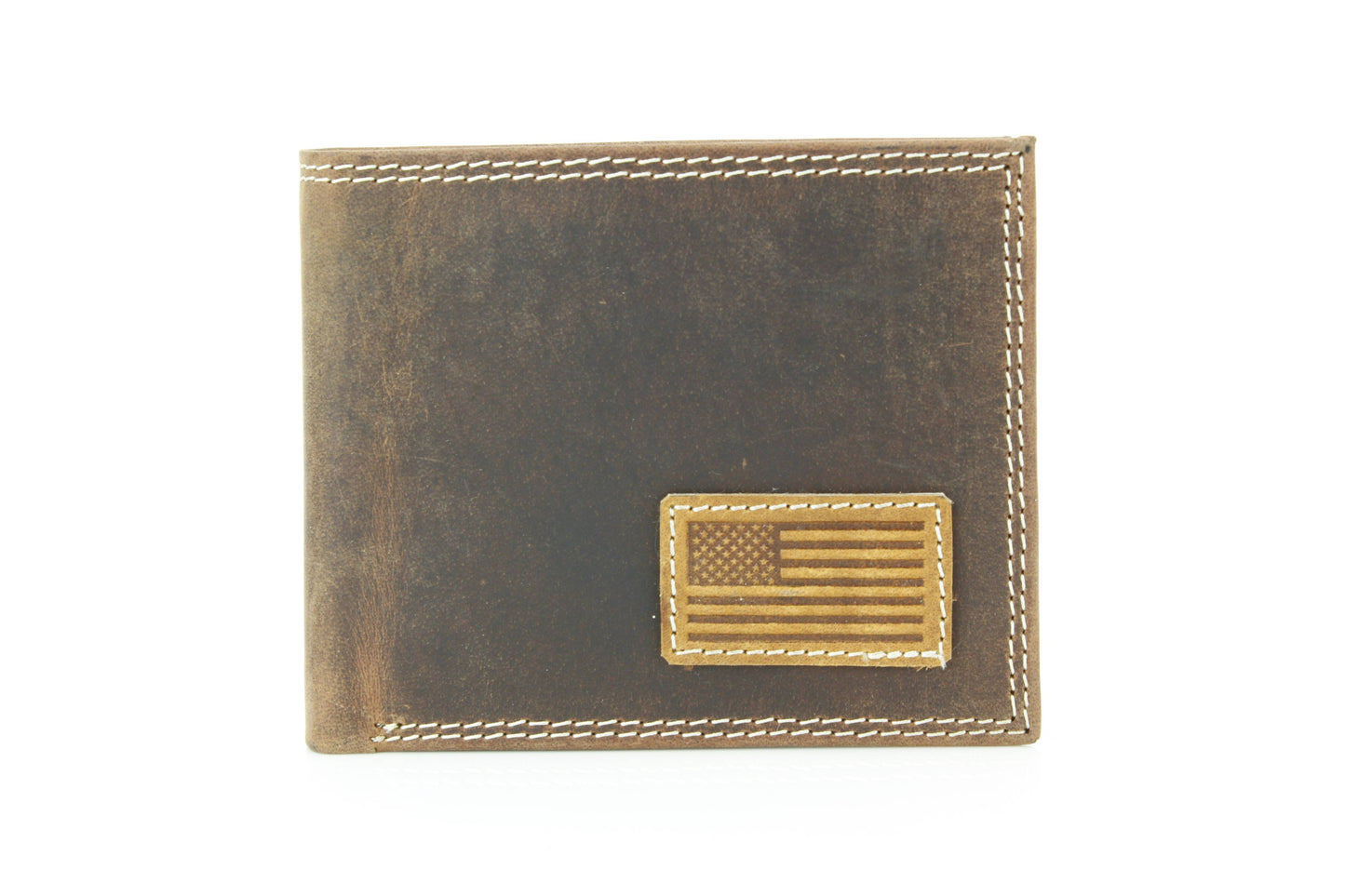 Bi-Fold Men’s Wallet with American Flag