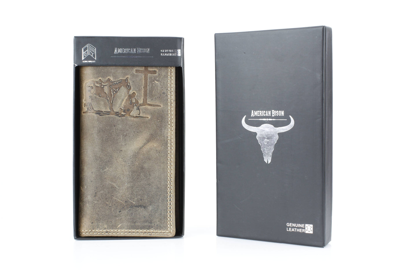 Men’s Rodeo Wallet with Cowboy Emboss