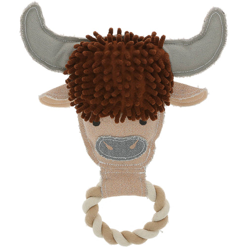 Herd - 10.25" Canvas Dog Toy on Rope
