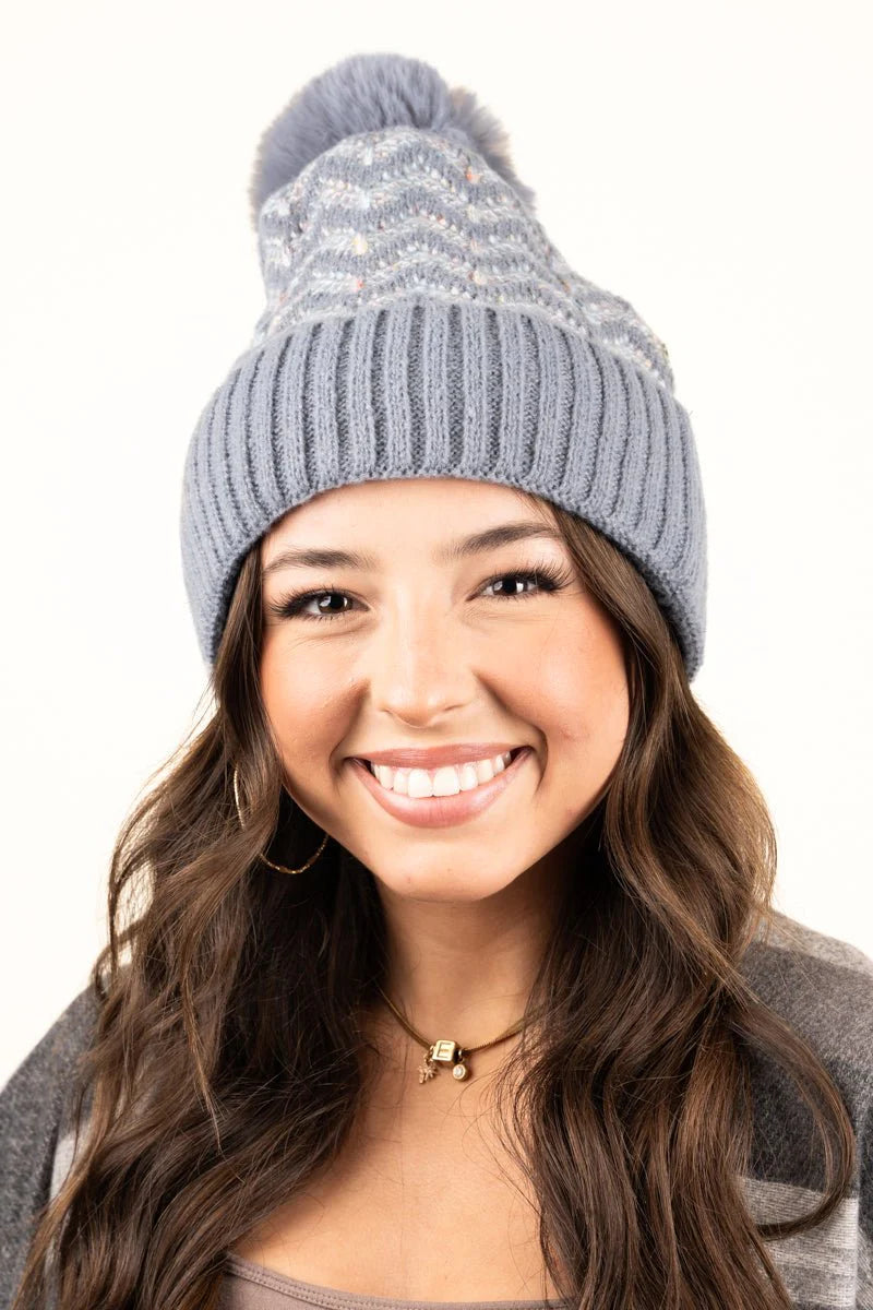 Be Clever Pom Pom Beanie