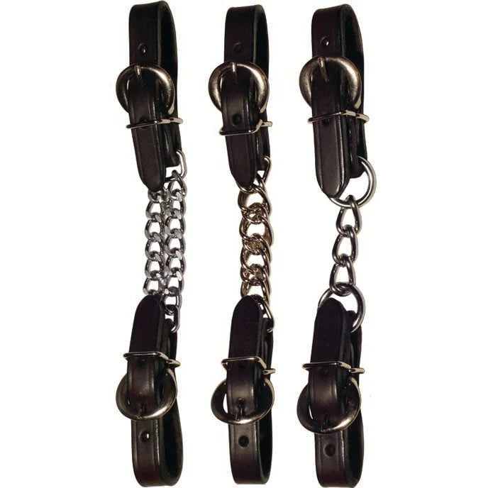 Berlin Leather Dark Oil Curb Chain