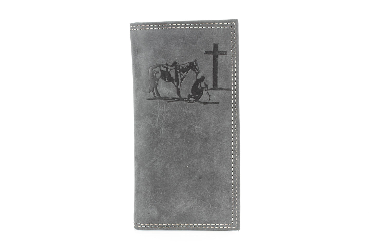 Men’s Rodeo Wallet with Cowboy Emboss