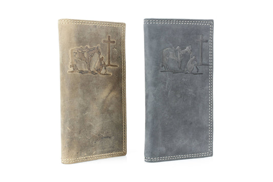 Men’s Rodeo Wallet with Cowboy Emboss