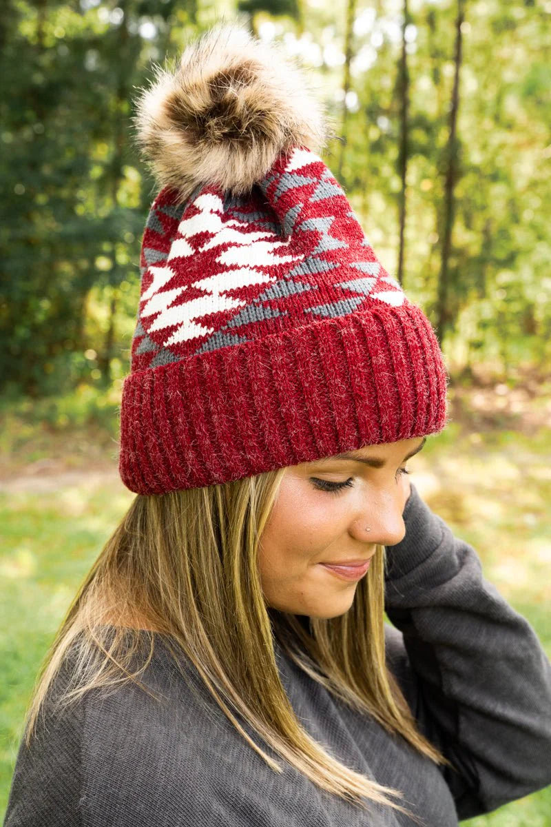 Tahoe Trails Pom Pom Beanie