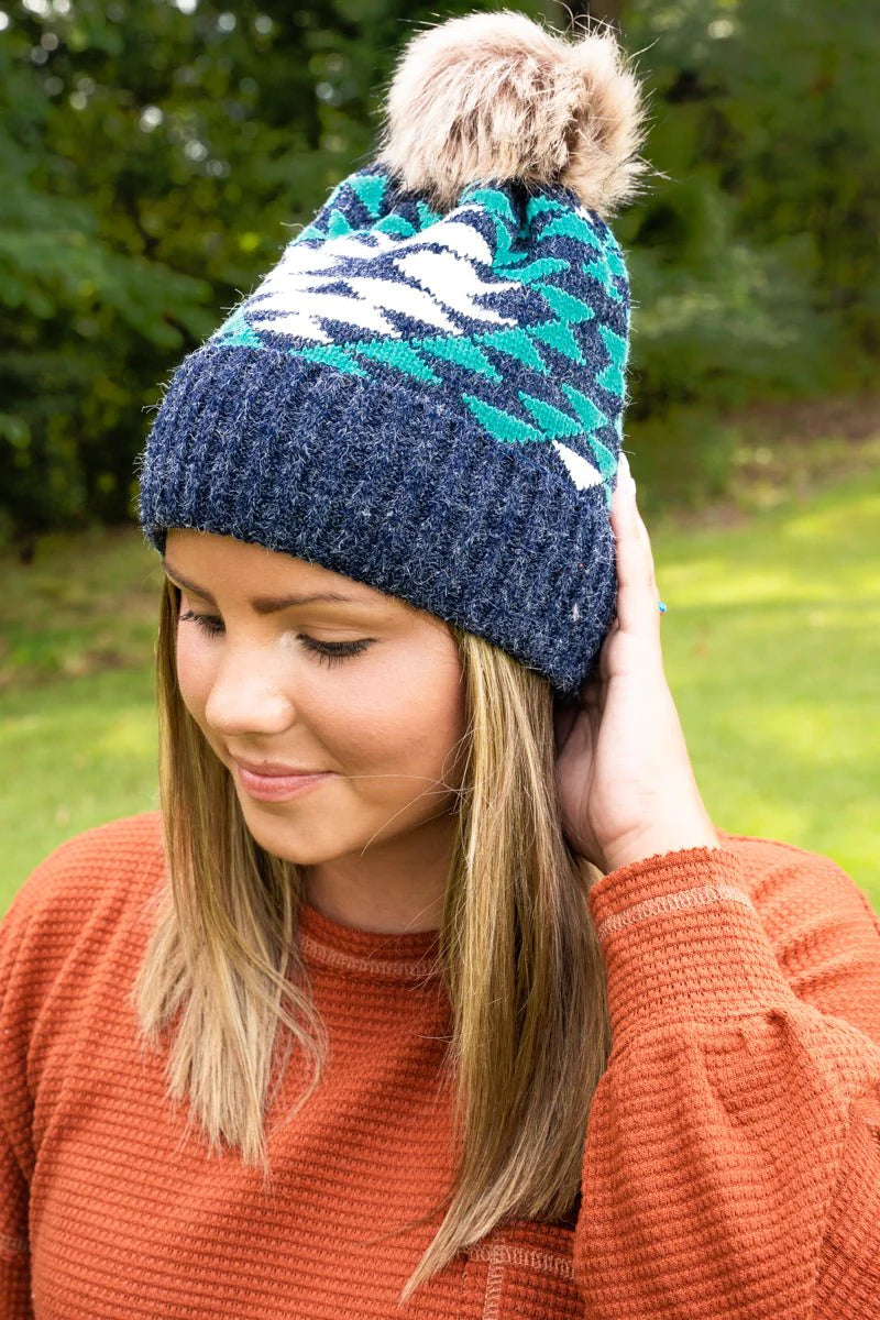 Tahoe Trails Pom Pom Beanie