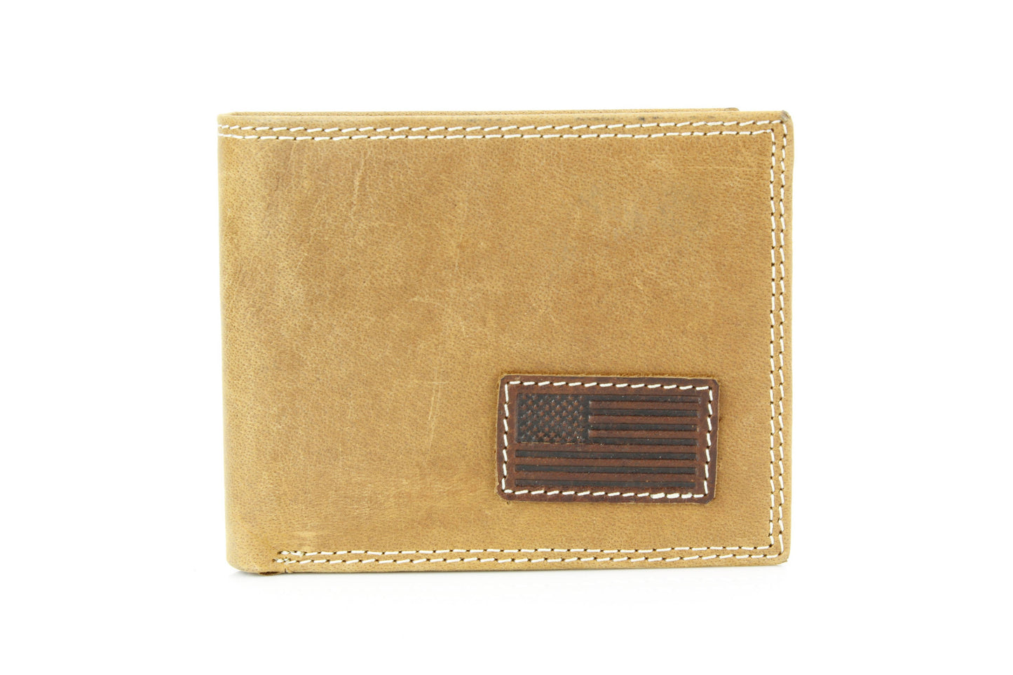 Bi-Fold Men’s Wallet with American Flag