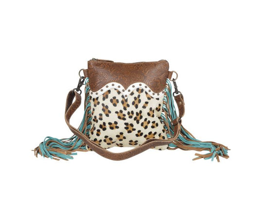 Earth Prints Leather & Hairon Bag