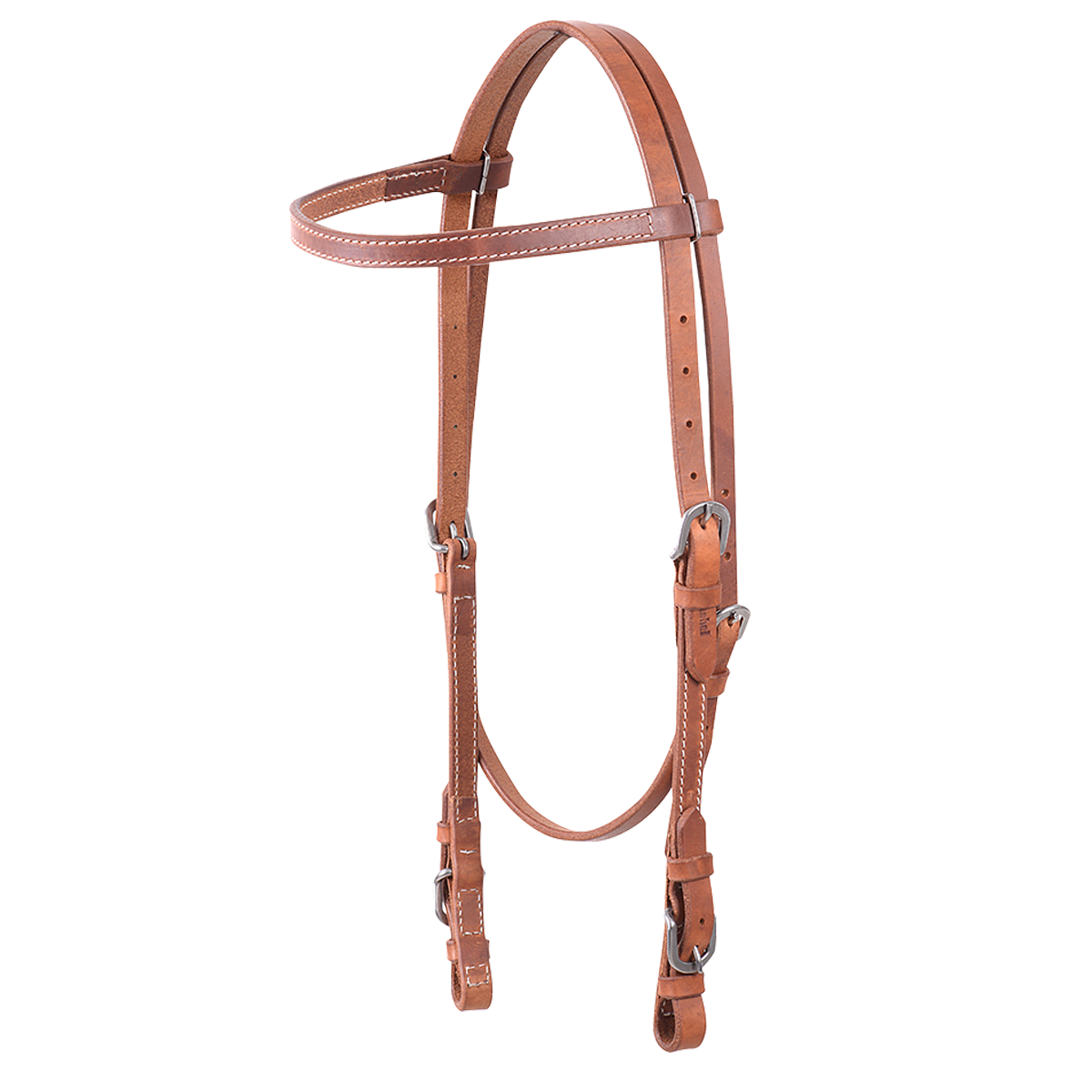 Cashel Stitched Harness Browband Headstall with Buckle Ends