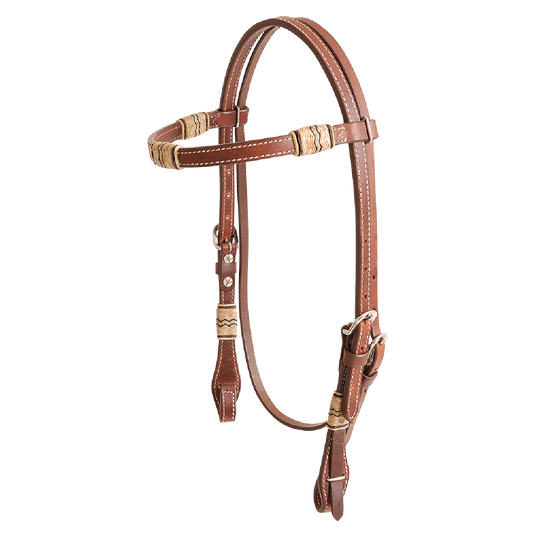 Cashel Rawhide Browband Headstall Triple Trim