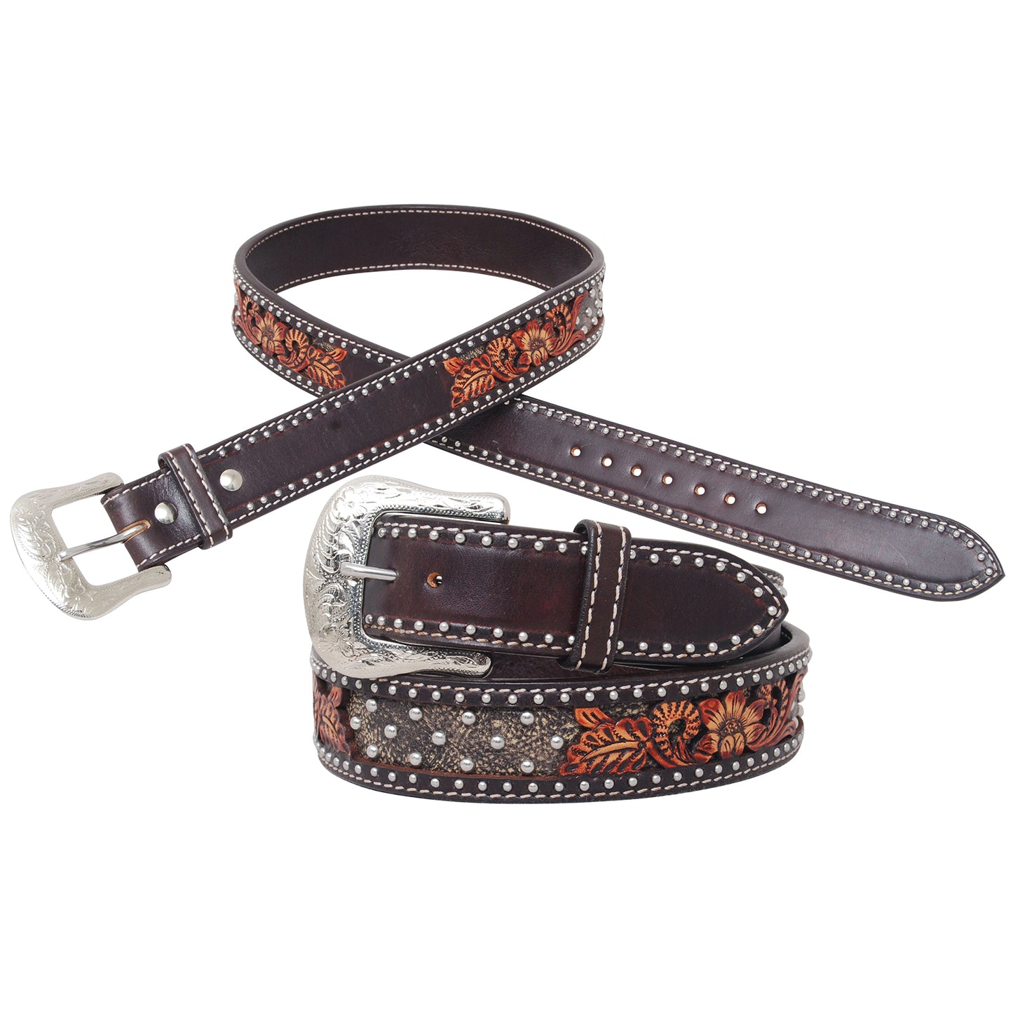 Circle Y Dark Flash Arizona Belt