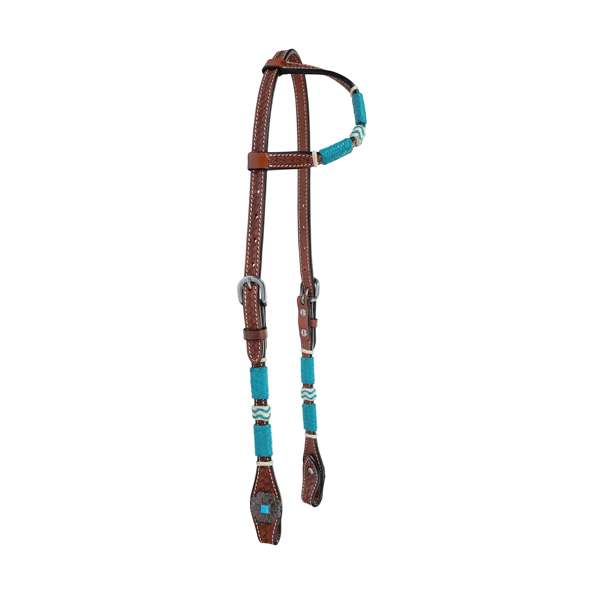 Circle Y Turquoise Roundup Headstall