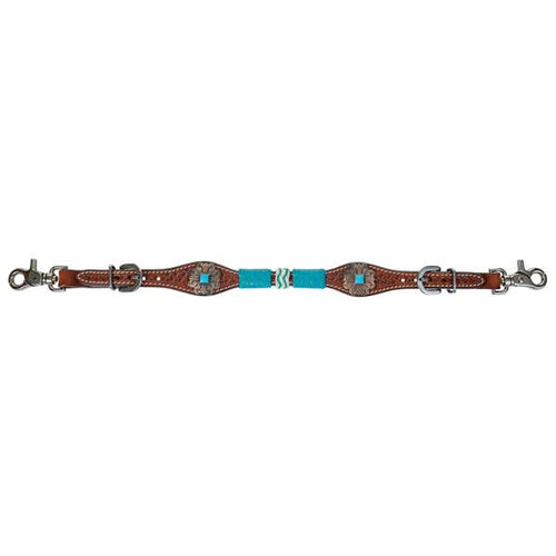 Circle Y Turquoise Roundup Wither Strap