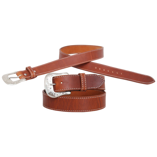 Circle Y Plain Leather Belt