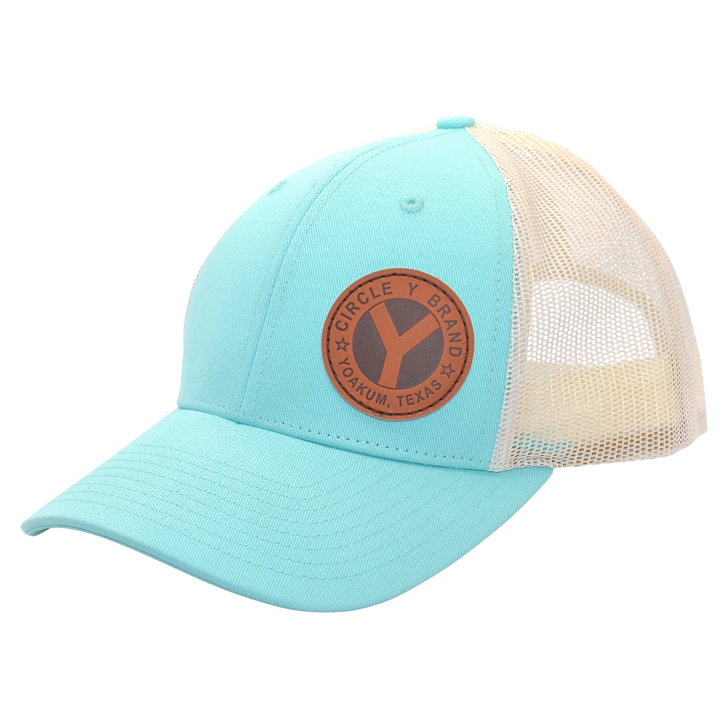 Circle Y Leather Patch Ball Cap K and A Tack