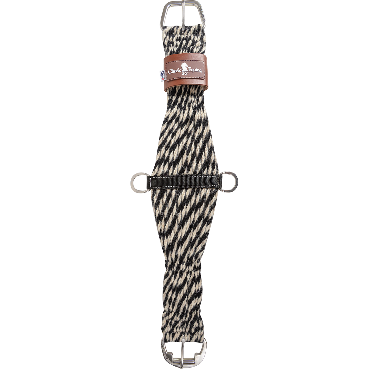 New! Classic Equine 100% Mohair Roper Cinch – Natural main image 1