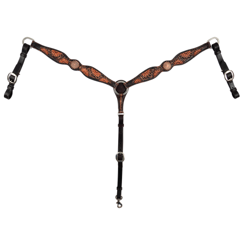 Circle Y Vintage Sunflower Breastcollar