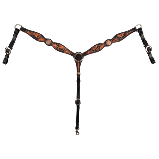 Circle Y Vintage Sunflower Breastcollar