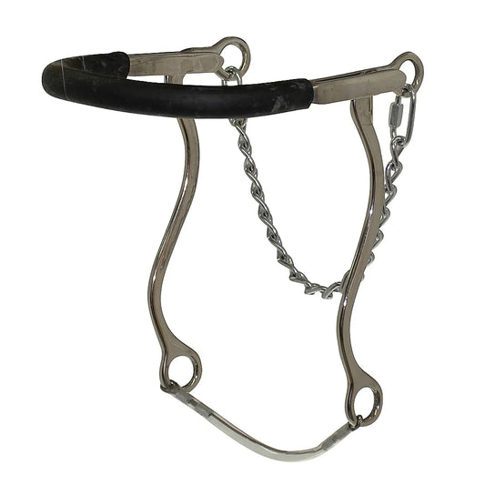 Diamond R Rubber Mechanical Hackamore