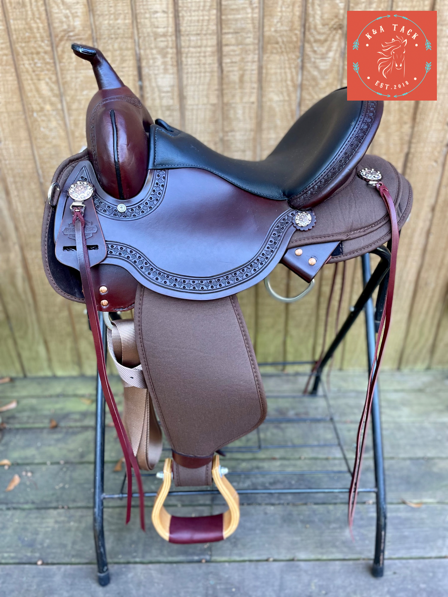 Circle Y Rosebud Cordura Trail Saddle